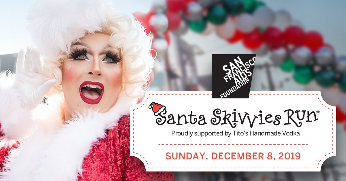 Join AIDS/LifeCycle friends for the Santa Skivvies run! 