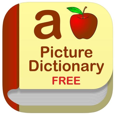 Cartoon Dictionary Kids Picture Dictionary Learn English A Z words Down 