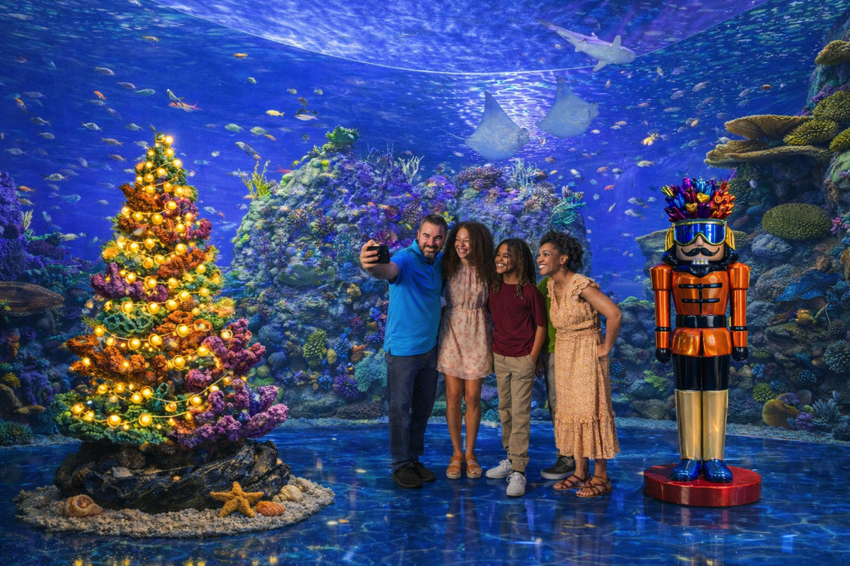 Coral Reef for Christmas Landscape