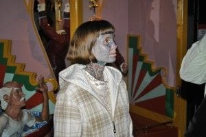 World’s Most Tattooed Woman Visits the Hollywood Wax Museum