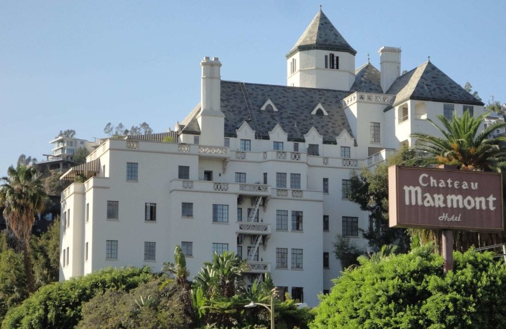 The Chateau Marmont in Hollywood, California