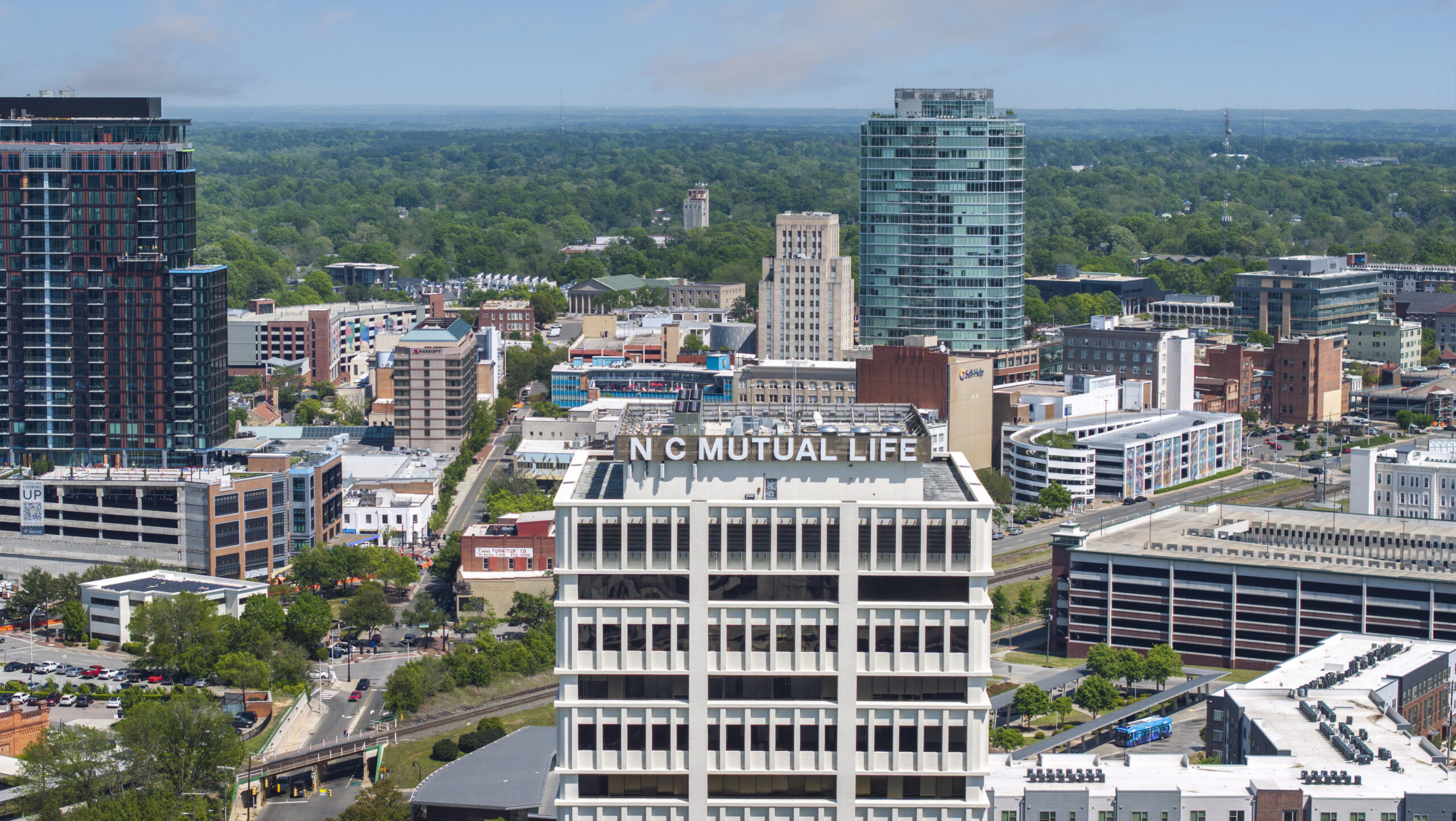 Mutual Tower Drone Shot 2025
