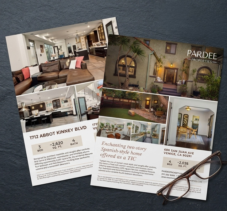 Flyers & open-house materials